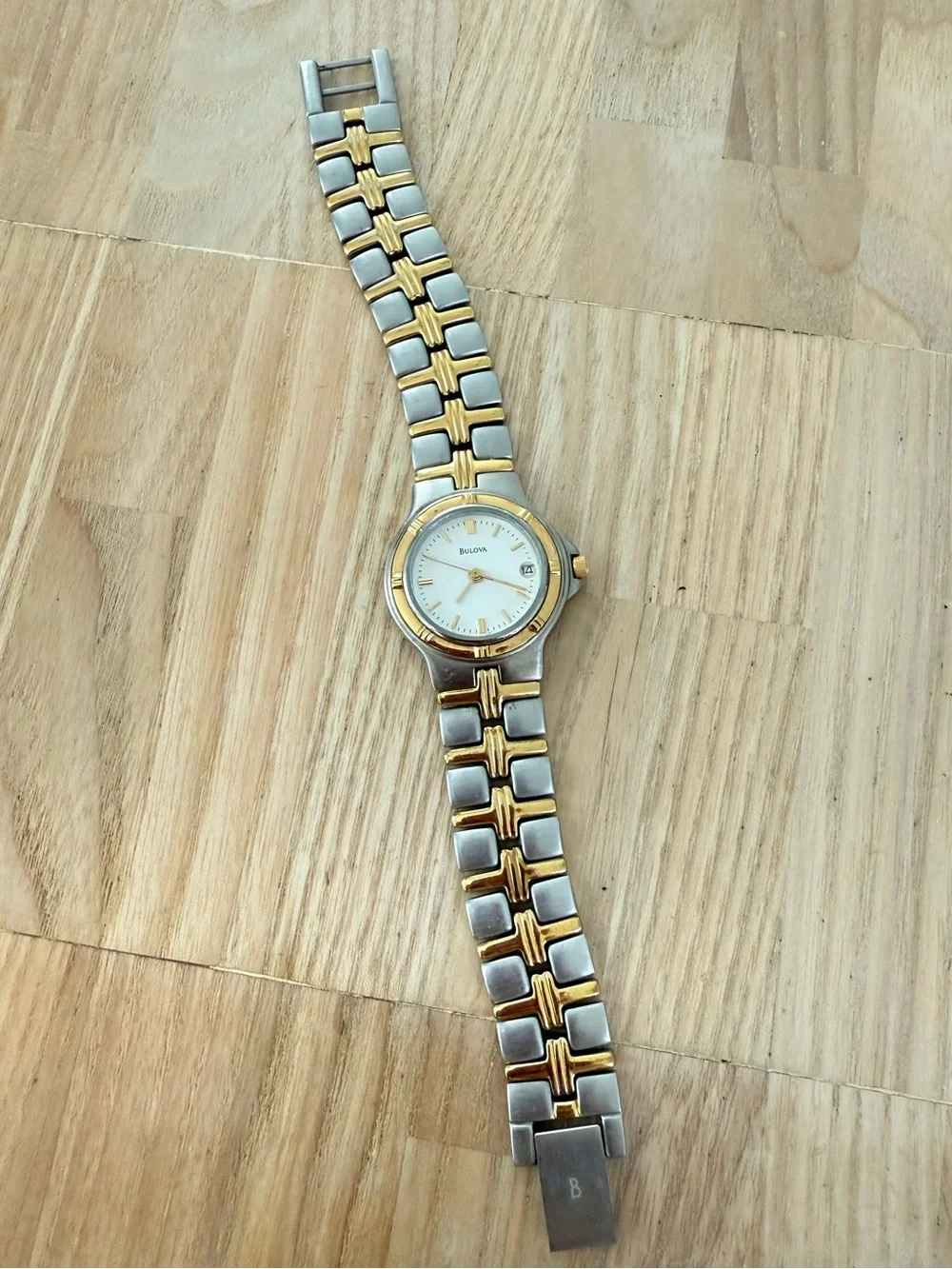 Bulova ladies two tone classics watch NEW BATTERY